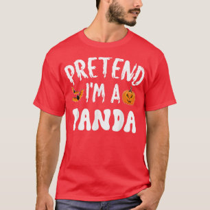 Tu so, als wäre ich ein Panda Halloween-Kostüm Män T-Shirt