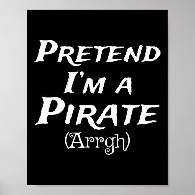 Tu so, als wäre ich ein Party der Piraten-Arrgh-Ko Poster (Vorne)