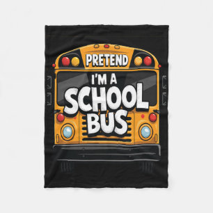 Tu so, als wäre ich ein Party für Schulbusse Fleecedecke