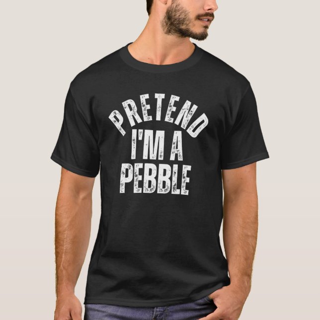 Tu so, als wäre ich ein Pebble Lazy Couples Hallow T-Shirt (Vorderseite)
