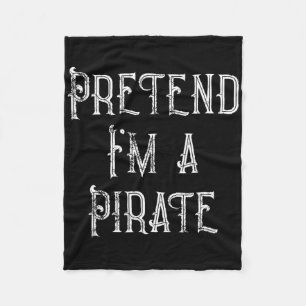 Tu so, als wäre ich ein Piratenarmseligen Hallowee Fleecedecke