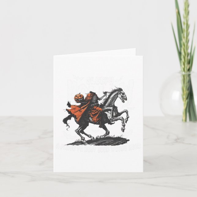 Tu so, als wäre ich ein Pumpkin Funny Matching Paa Karte (Vorderseite)