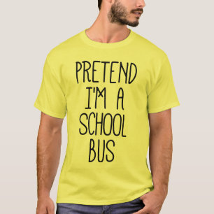 Tu so, als wäre ich ein Schulbus Funny Halloween T-Shirt
