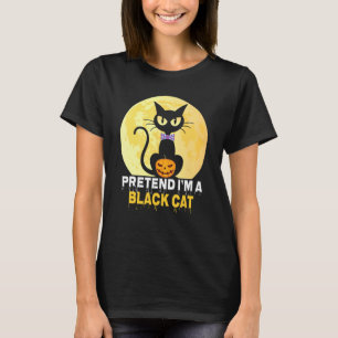 Tu so, als wäre ich ein schwarzes katzenarmes Hall T-Shirt