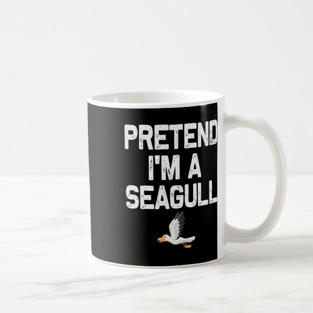Tu so, als wäre ich ein Seagull-Halloween-Kostüm Kaffeetasse (Rechts)