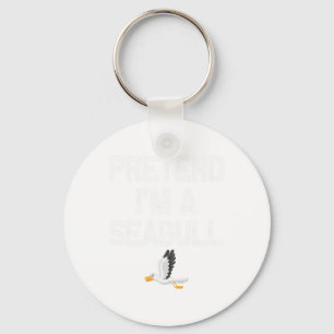 Tu so, als wäre ich ein Seagull-Halloween-Kostüm Schlüsselanhänger