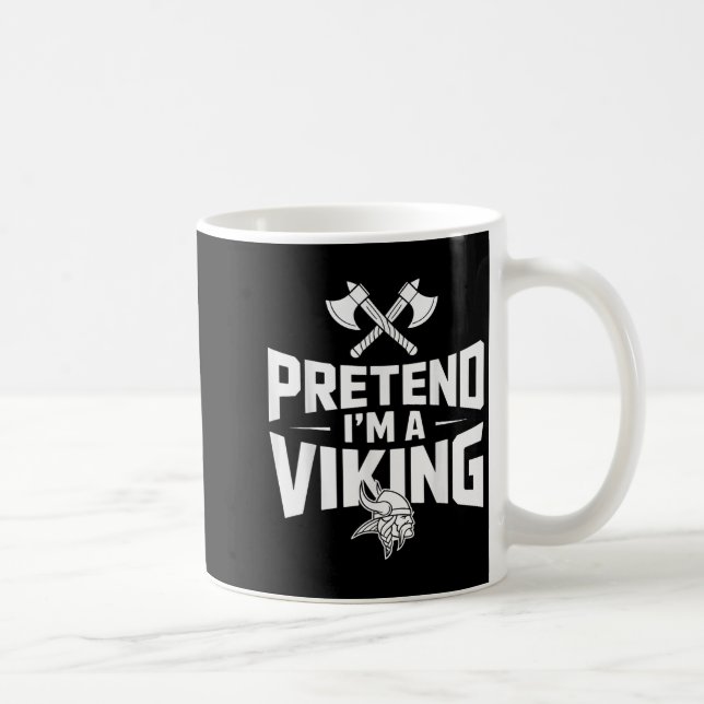 Tu so, als wäre ich ein sehenswertes Halloween-Kos Kaffeetasse (Rechts)