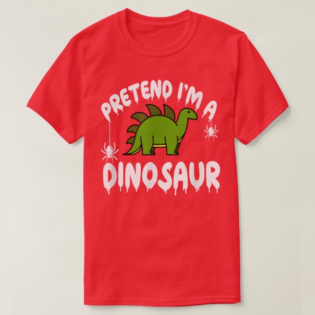 Tu so, als wäre ich ein Stegosaurus Dinosaurier Sp T-Shirt (Design vorne)