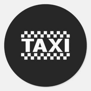 Tu so, als wäre ich ein Taxi Halloween-Kostümtreib Runder Aufkleber