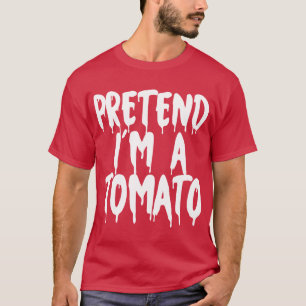Tu so, als wäre ich ein Tomato Halloween Paare Kos T-Shirt