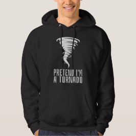 Tu so, als wäre ich ein Tornado - lustiges KostümH Hoodie