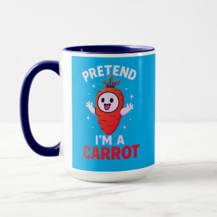 Tu so, als wäre ich ein Veganer Karottengeister Tasse