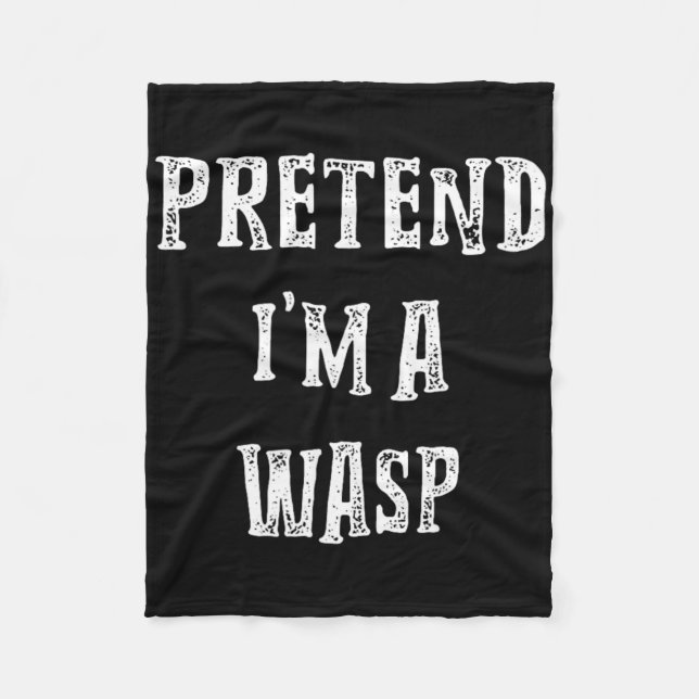 Tu so, als wäre ich ein Wasp Halloween Kostümpaare Fleecedecke (Vorderseite)