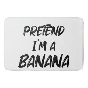 Tu so, als wäre ich eine Banane Badematte