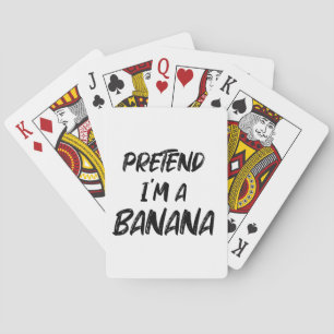Tu so, als wäre ich eine Banane Spielkarten