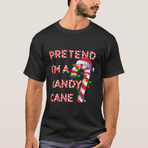 Tu so, als wäre ich eine Candy Candy Cane Crew San T-Shirt