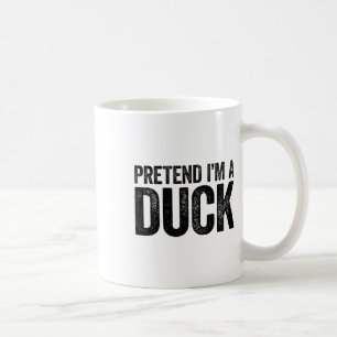 Tu so, als wäre ich eine Duck Matching Kids Adult  Kaffeetasse