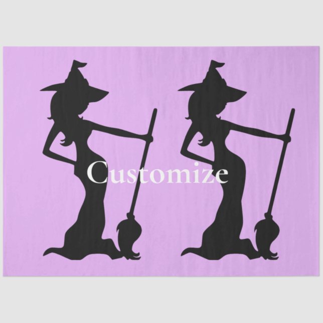 Tu so, als wäre ich eine Hexe Thunder_Cove Seidenpapier (Vorderseite)