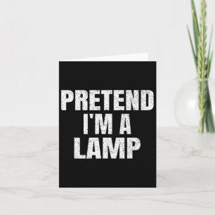 Tu so, als wäre ich eine Lamp Family Group Lazy Ea Karte