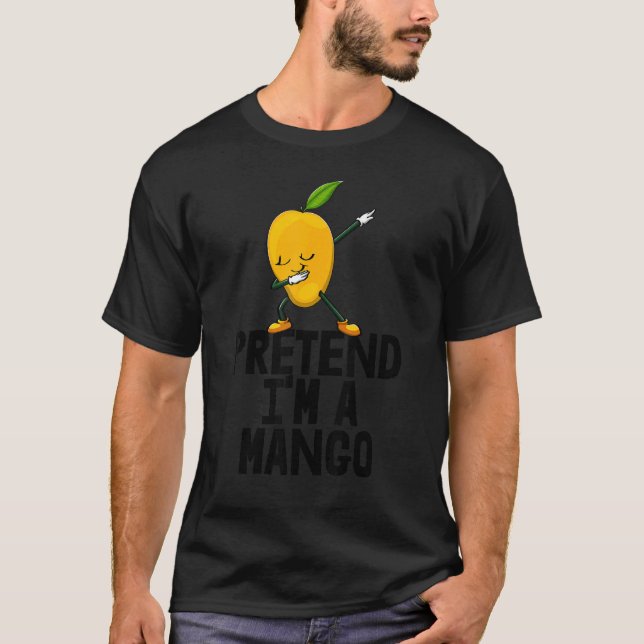 Tu so, als wäre ich eine Mango Dabbing Funny Mango T-Shirt (Vorderseite)