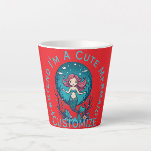 Tu so, als wäre ich eine Niedliche Meerjungfrau Milchtasse