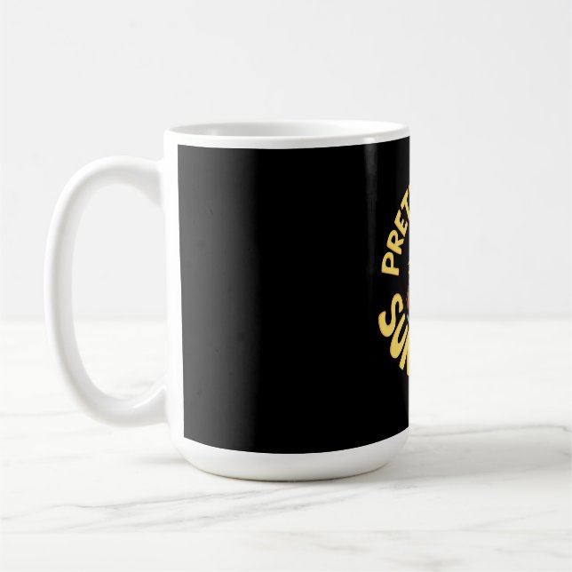 Tu so, als wäre ich eine Sonnenblume Niedlich und  Kaffeetasse (Links)