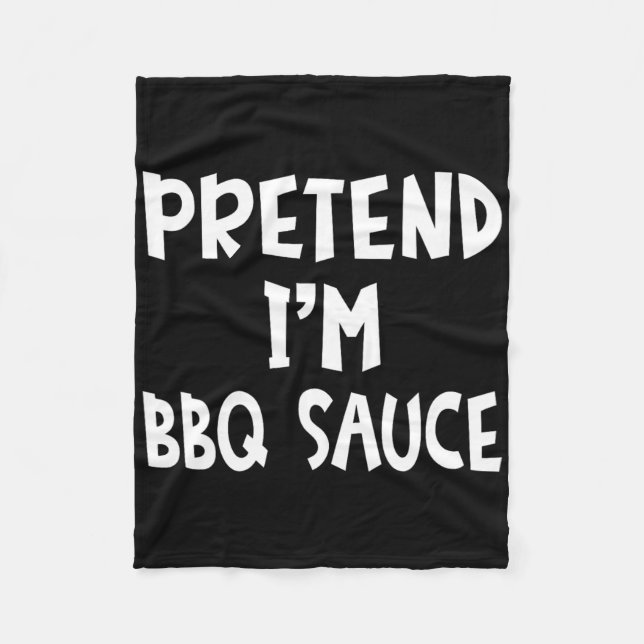 Tu so, als wäre ich Grillen Sauce Matching Costume Fleecedecke (Vorderseite)