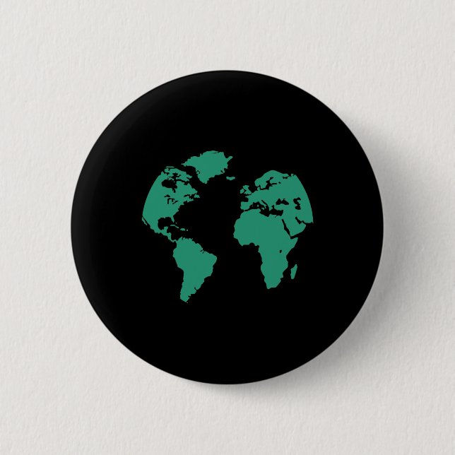 Tu so, als wäre ich Planet Earth Mens Kids Lazy Fu Button (Vorderseite)