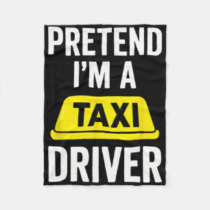 Tu so, als wäre ich Taxifahrer - Halloween-Kostüm Fleecedecke