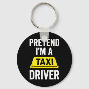 Tu so, als wäre ich Taxifahrer - Halloween-Kostüm Schlüsselanhänger