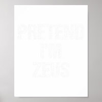 Tu so, als wäre ich Zeus Kostüm Griechisches Gotte