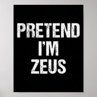 Tu so, als wäre ich Zeus Kostüm Griechisches Gotte