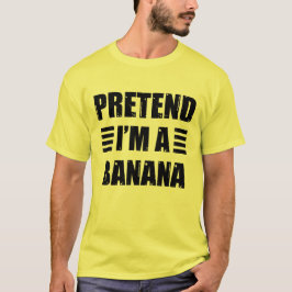 Tu so, als würde ich ein Bananenkostüm Halloween L T-Shirt