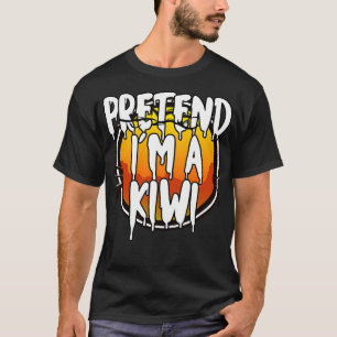 Tu so, als würde ich ein Kiwi Halloween Paare Kost T-Shirt