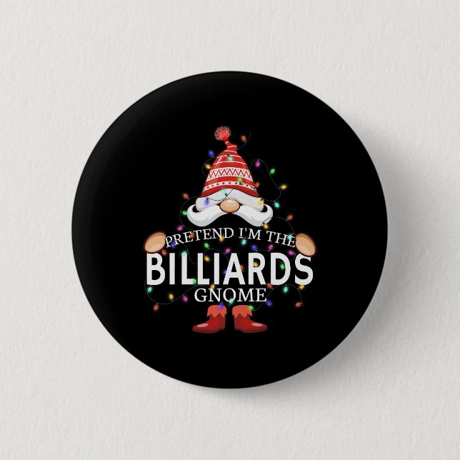 Tu so, als würden die Billiards Weihnachtsmatte be Button (Vorderseite)