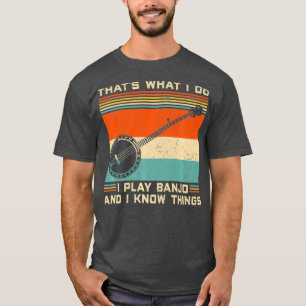 Tu Vintage Banjo Players Costume Musician T-Shirt