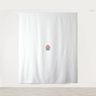 Tu, was dich glücklich macht – Farbige Retro-Posit Wandteppich