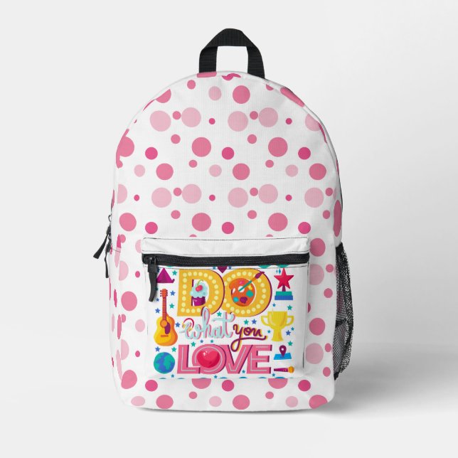 Tu, was du für die Liebe der Mutter tust Bedruckter Rucksack (Vorderseite)
