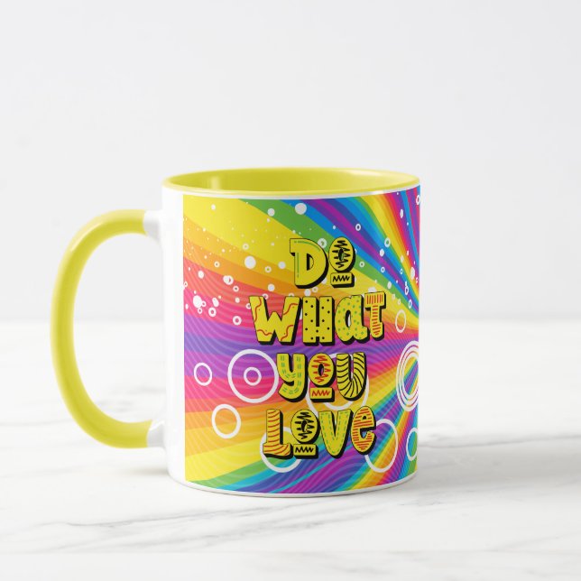 Tu, was du Liebe hast! Motivierend Tasse (Links)