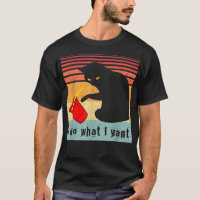 Tu, was ich Vintage Black Cat Red Cup Funny Gewoll