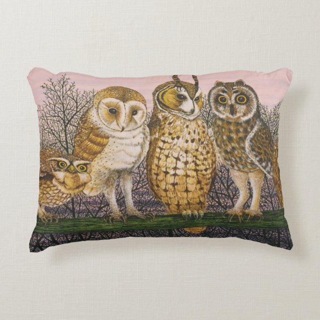 Tu-Whit Tu-whooing Dekokissen (Vorderseite)