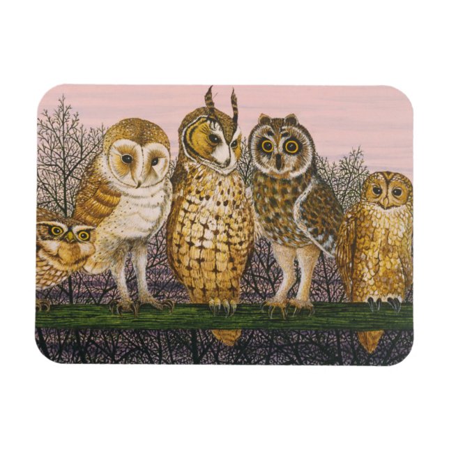 Tu-whit Tu-whowing Magnet (Horizontal)