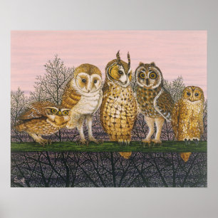 Tu-whit Tu-whowing Poster