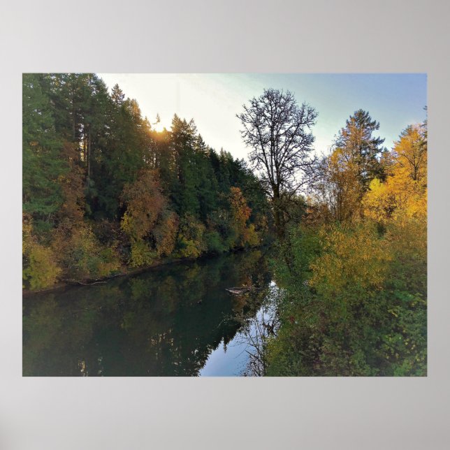 Tualatin-Fluss, Oregon Poster (Vorne)