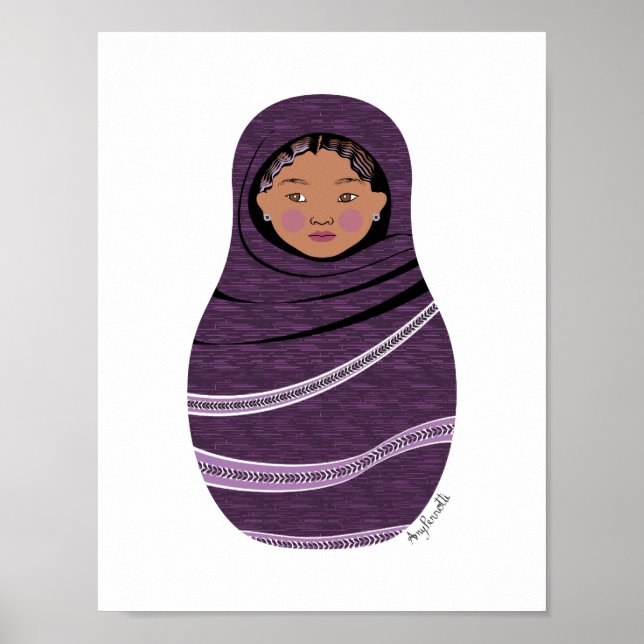 Tuareg-Matroschka-Plakat Poster (Vorne)