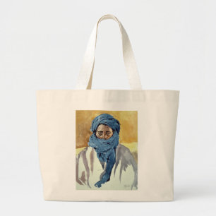 Tuareg-Stammesangehöriger Timbuctoo 1991 Jumbo Stoffbeutel