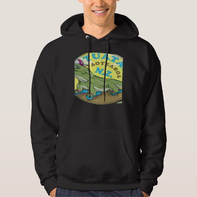 Tuatara New Zealand Hoodie (Vorderseite)