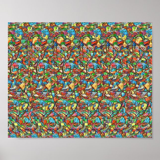 Tub Goat - Versteckter 3D-Druck Poster (Vorne)