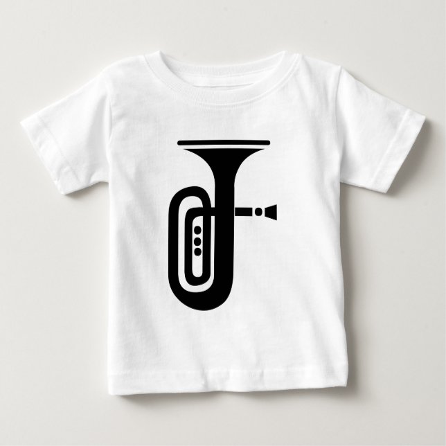 Tuba Baby T-shirt (Vorderseite)