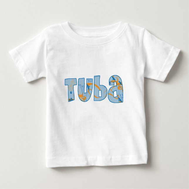 Tuba Baby T-shirt (Vorderseite)